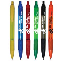Monarch-TG Translucent Grip Wide Click Ballpoint Pen