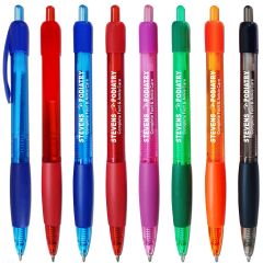 Translucent Glory Grip Ballpoint Plastic Pen