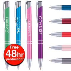 Matte Tres-Chic Pen with Laser Engraved Imprint - FREE 48 Hour Rush Production