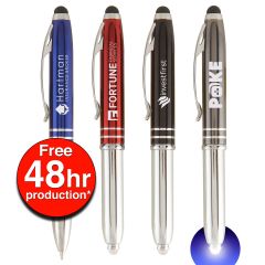 Vivano Duo Pen with Stylus with Laser Engraved Imprint - FREE 48 Hour Rush Production