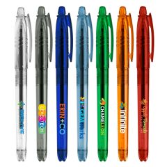 Aqua Gel - Recycled PET Plastic Pen - ColorJet Imprint