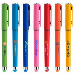 Islander Softy Brights Gel Pen with Stylus - ColorJet Imprint