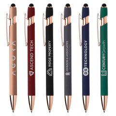 Ellipse Softy Rose Gold Classic with Stylus Pen - Silver Laser