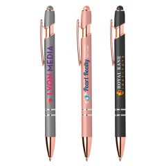 Ellipse Softy Rose Gold Metallic with Stylus Pen - ColorJet