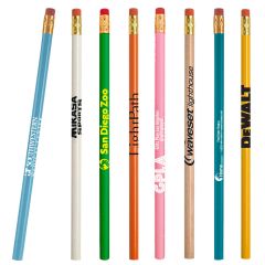 Quality Round Promotional Pencils - Light Assortment