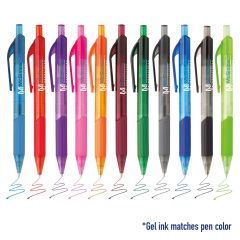 Rib Translucent Pens with Matching Ink Color