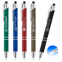 Tres-Chic LED Tip Softy Pen with Stylus - Laser