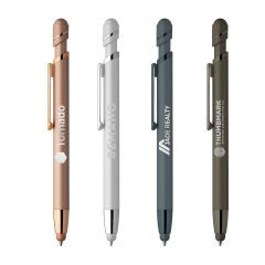 Atlantic Softy Metallic Pen with Stylus with Laser Engraved Imprint - FREE Rush Production