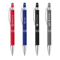 Phoenix Softy Gel Pen with Stylus with Laser Engraved Imprint - FREE Rush Production