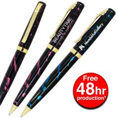 Venice-Arte® Personalized Metal Pens - FREE 48 HR Rush Production